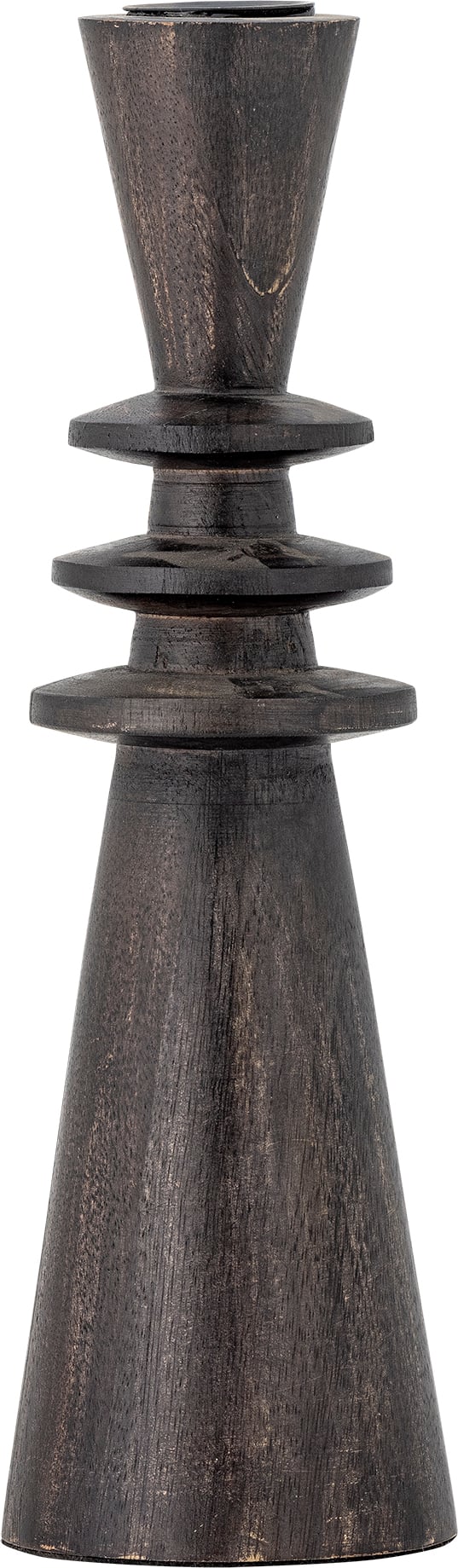 Świecznik na klasyczną świecę Armel 26 cm czarny