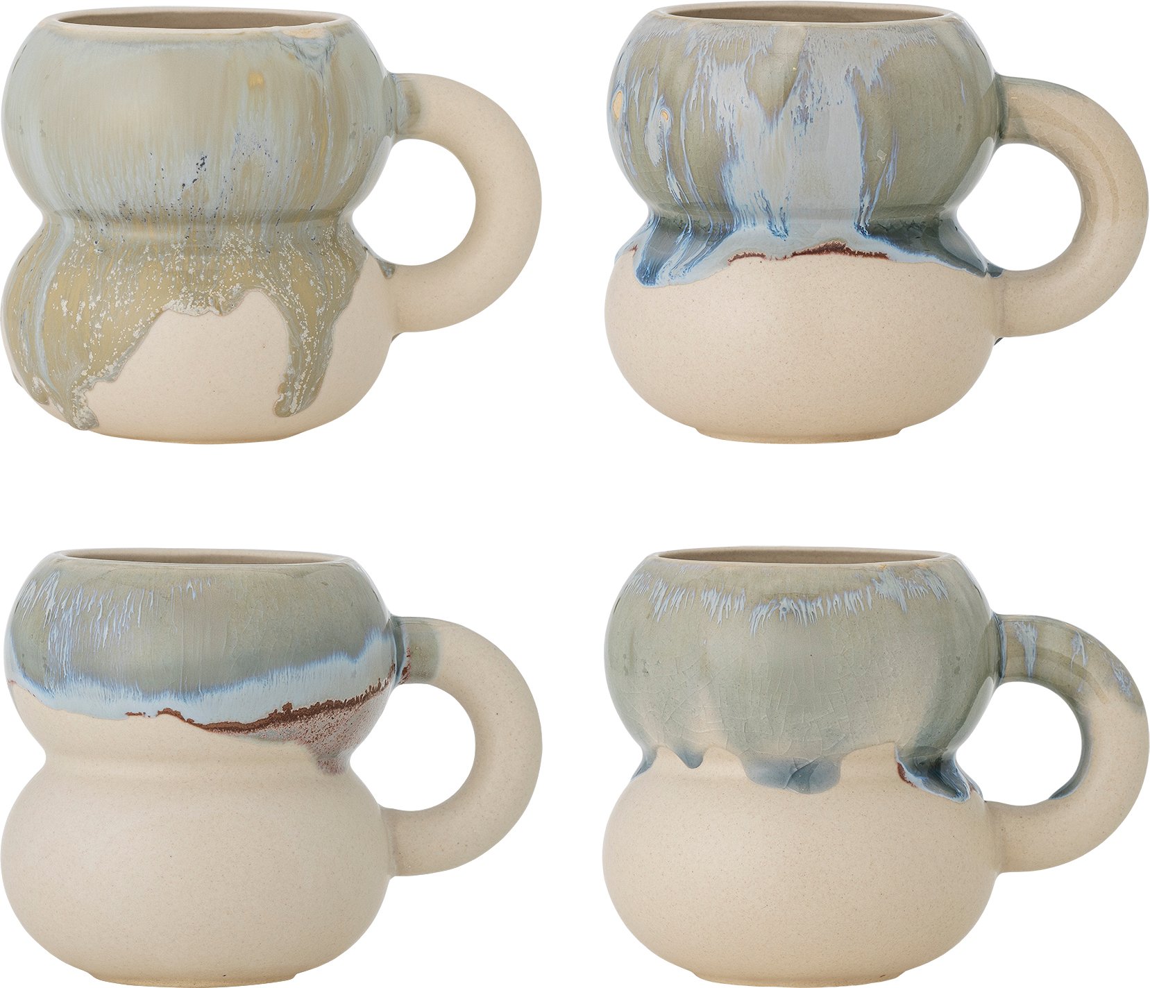 Kubki Luna 400 ml 4 szt.