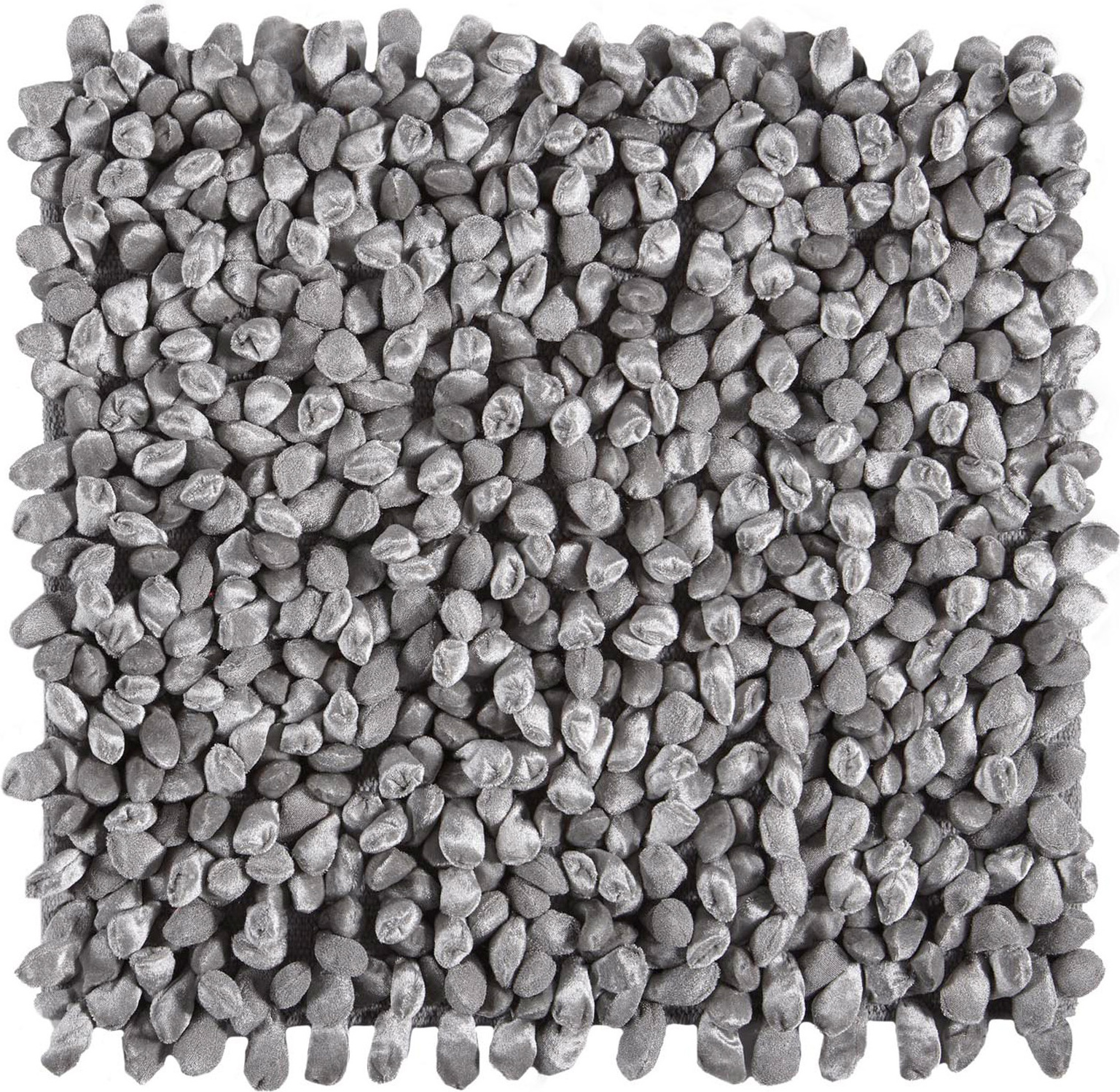 Dywanik łazienkowy Rocca 60 x 60 cm srebrny