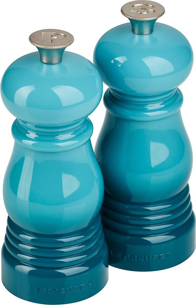 Młynki do soli i pieprzu Le Creuset 11 cm lazurowe 2 szt.
