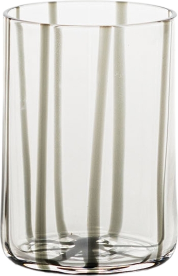 Szklanka Tirache w paski 350 ml szara