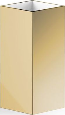 Kubek na szczoteczki do zębów Corner złoty mat