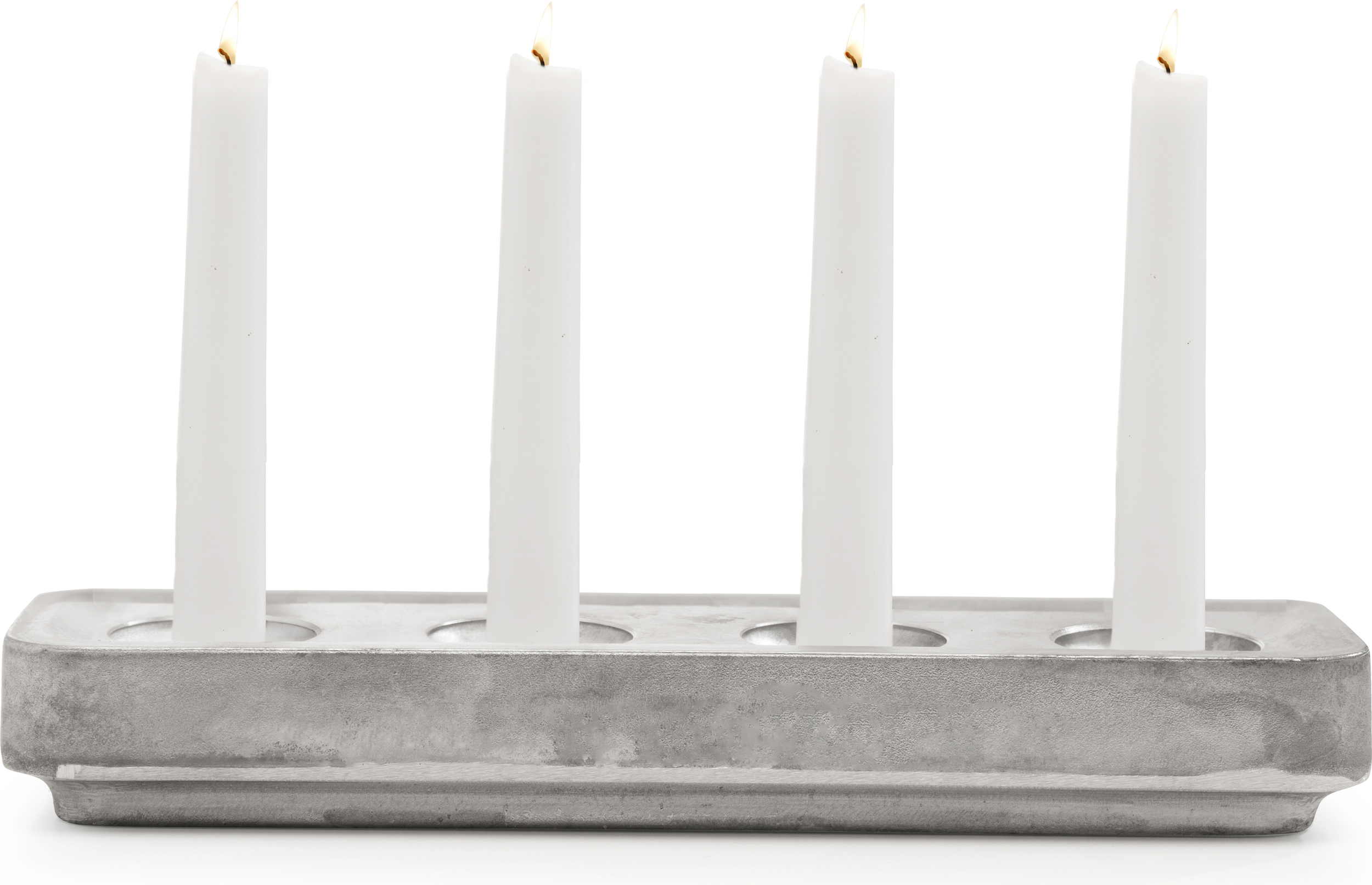 Świecznik Stumpastaken Long aluminium