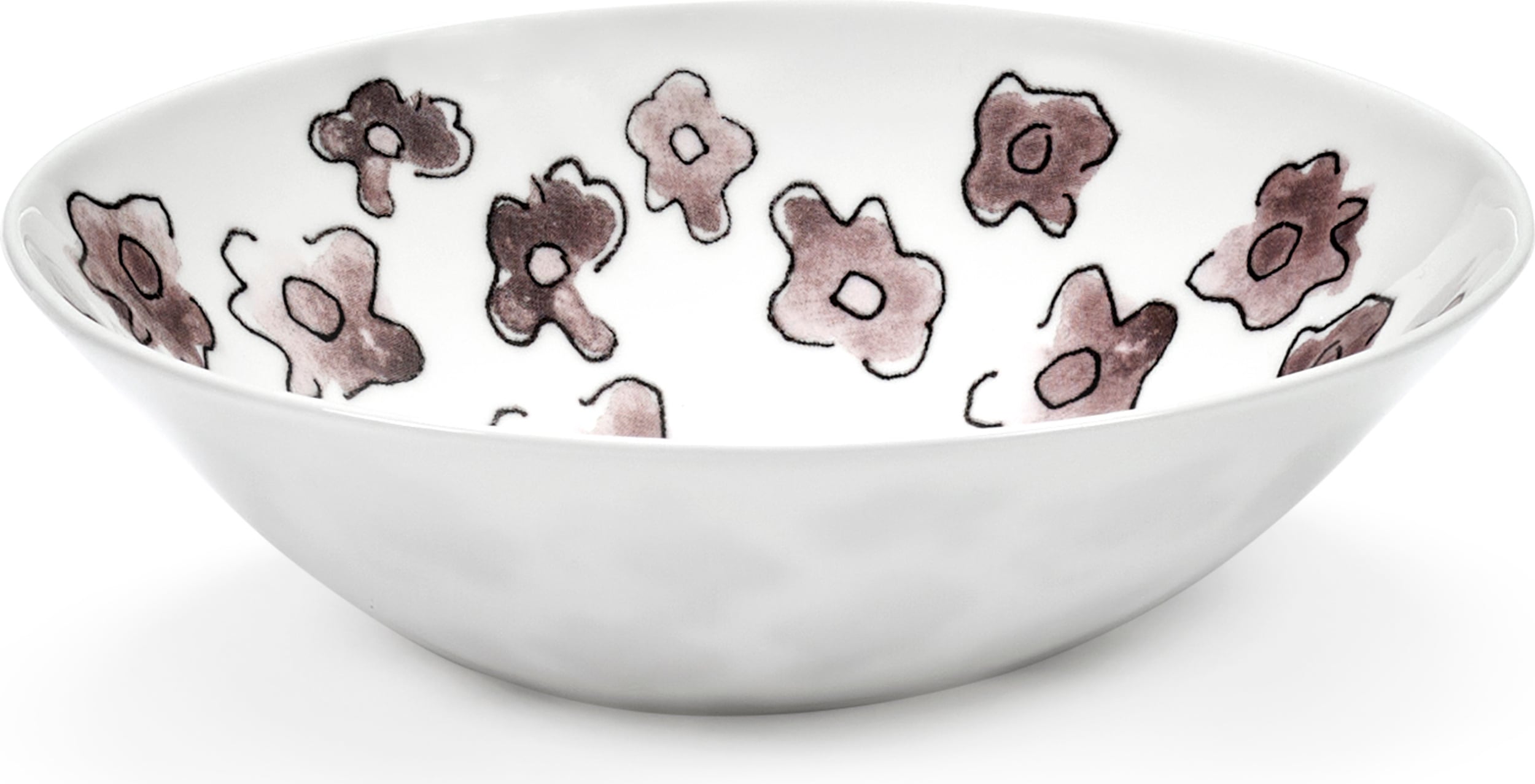 Miska Midnight Flowers Dark Viola 14 cm