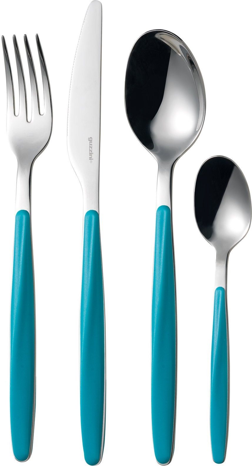 Komplet sztućców My Fusion 24 el. niebieskie