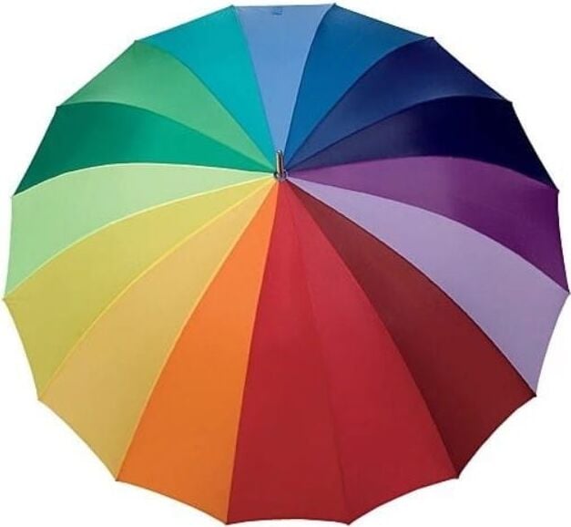 Parasol Hit Golf tęczowy