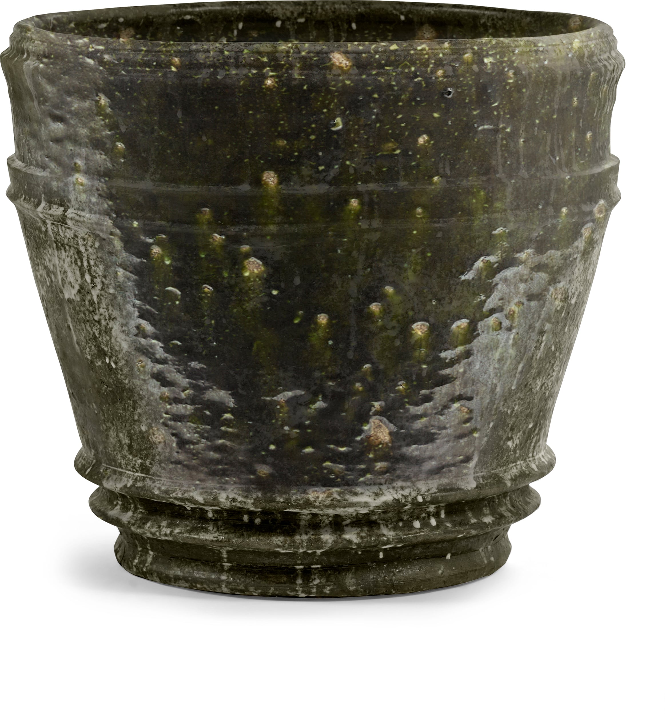 Doniczka Mesa 51 cm ciemnozielona