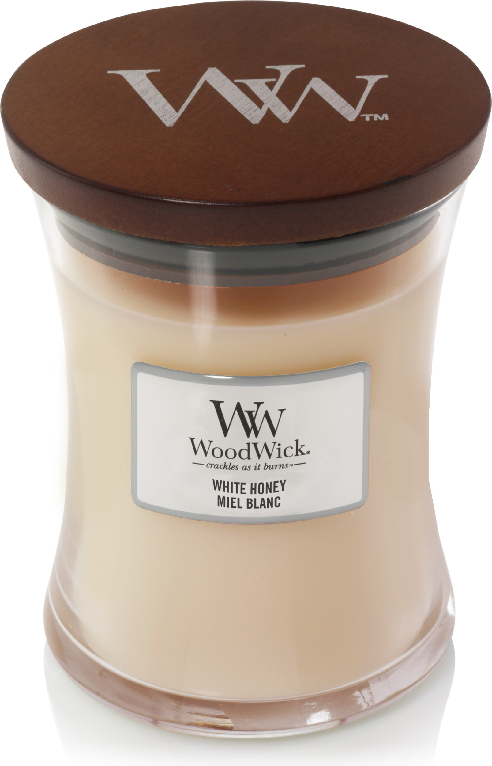 Świeca Core WoodWick White Honey średnia