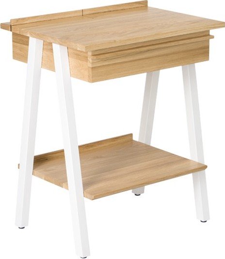 Szafka nocna Troost z białymi nogami