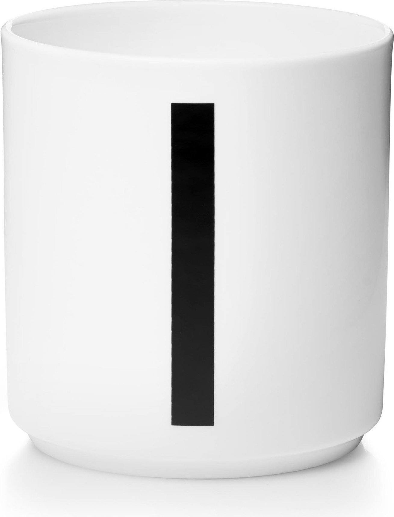 Kubek porcelanowy AJ litera I