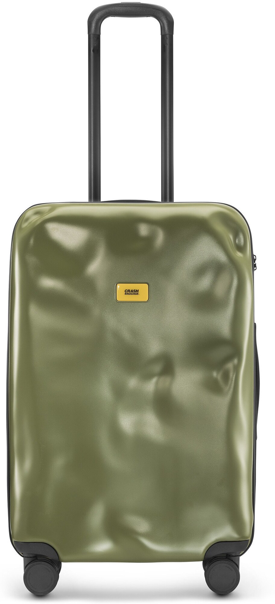 Walizka Icon średnia matowa oliwkowa