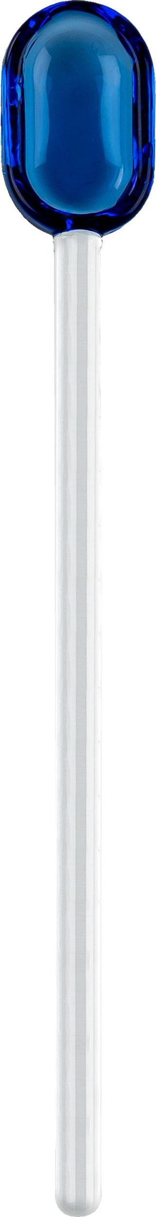 Łyżeczka Muurla 15,5 cm niebieska szklana