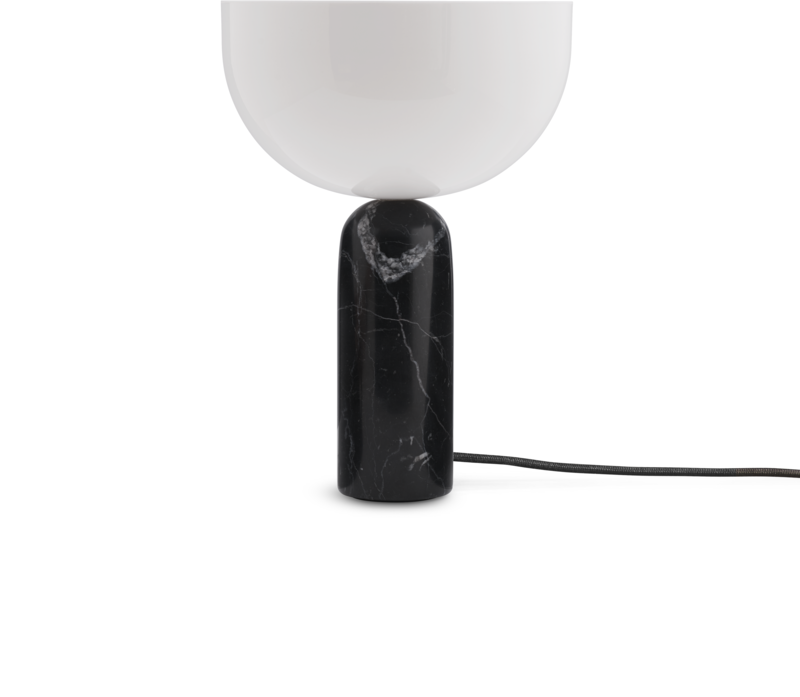 Lampa stołowa Kizu 35 cm biało-czarna