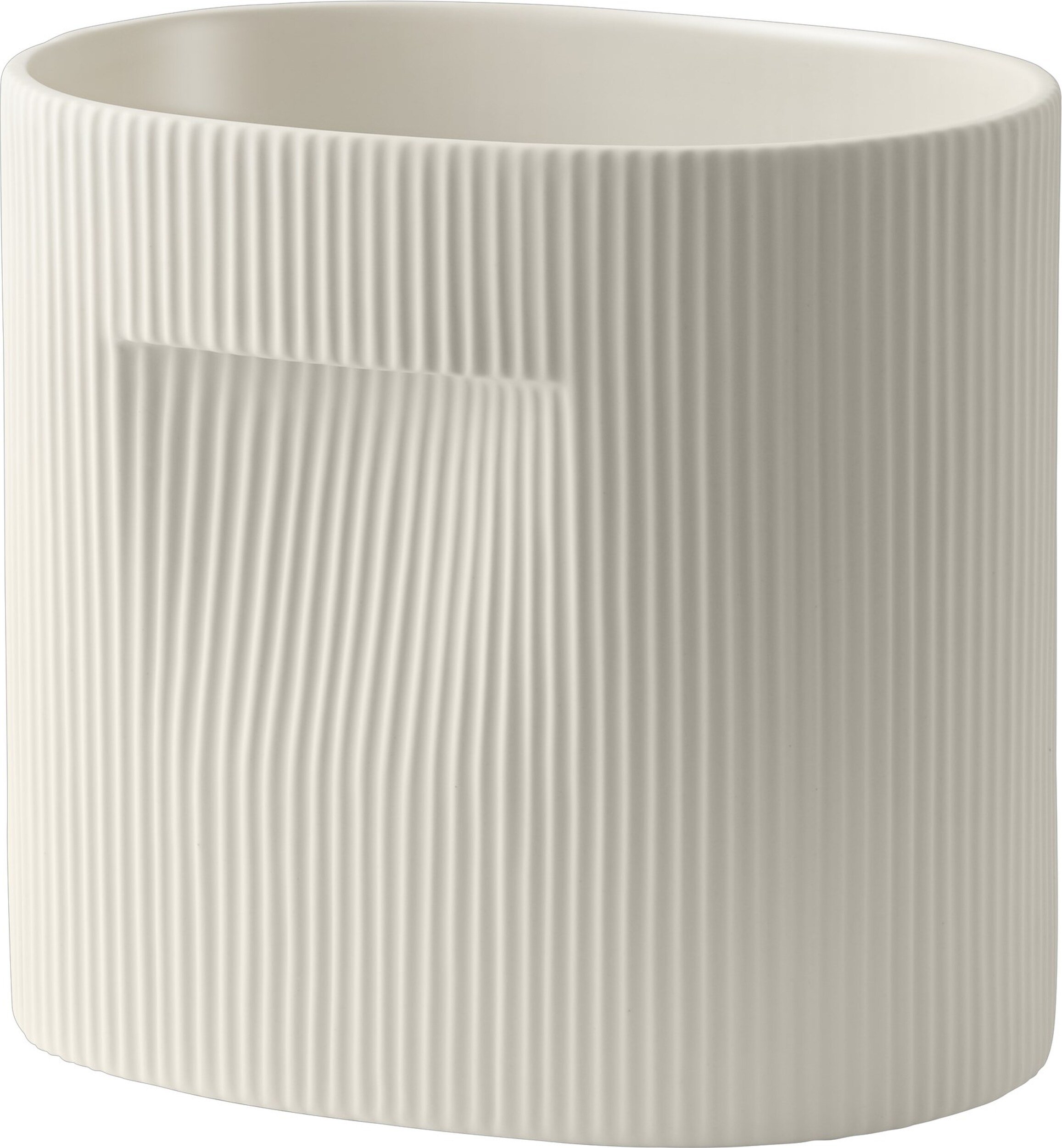 Osłonka na doniczkę Ridge 24 cm biała