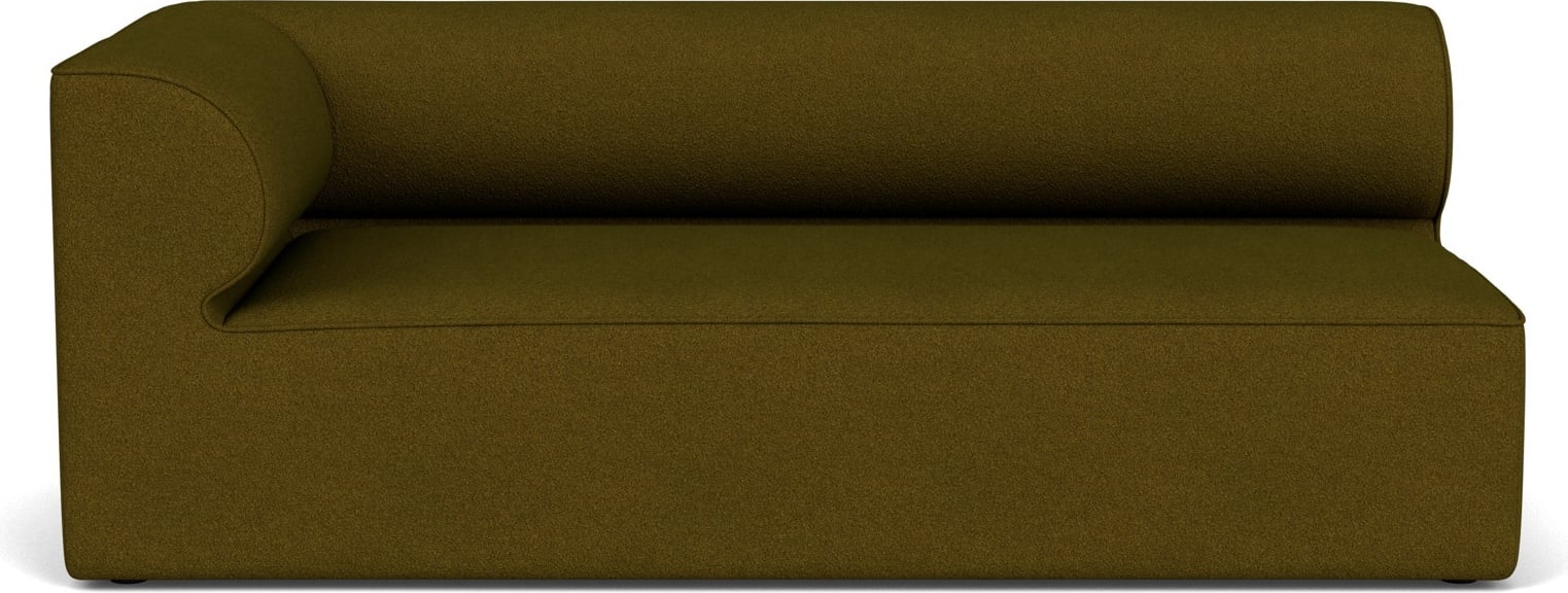Narożnik lewostronny sofy modułowej Eave 96 x 192 cm ciemnozielony