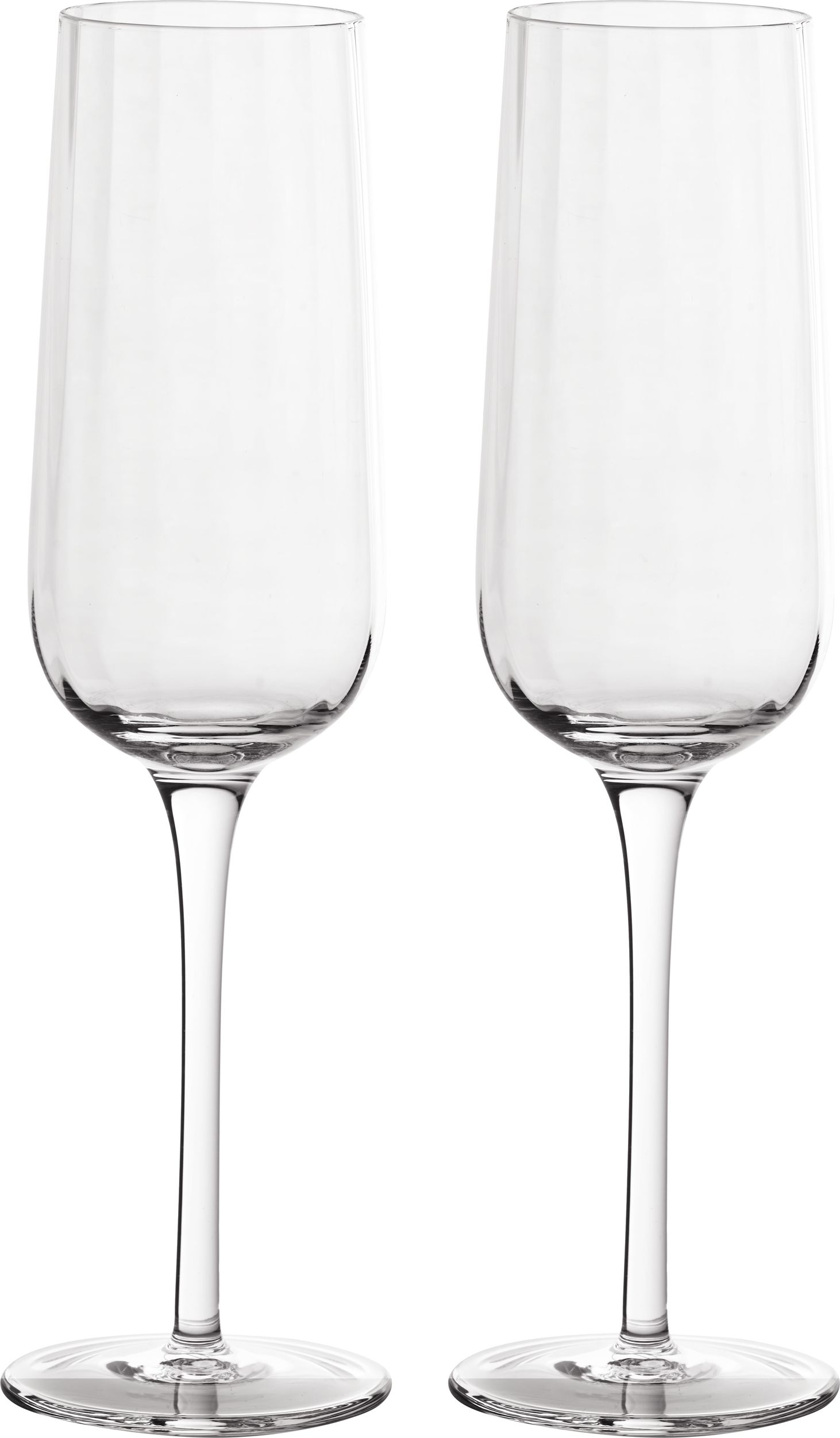 Kieliszki do szampana Rheolog Wavy 250 ml 2 szt.