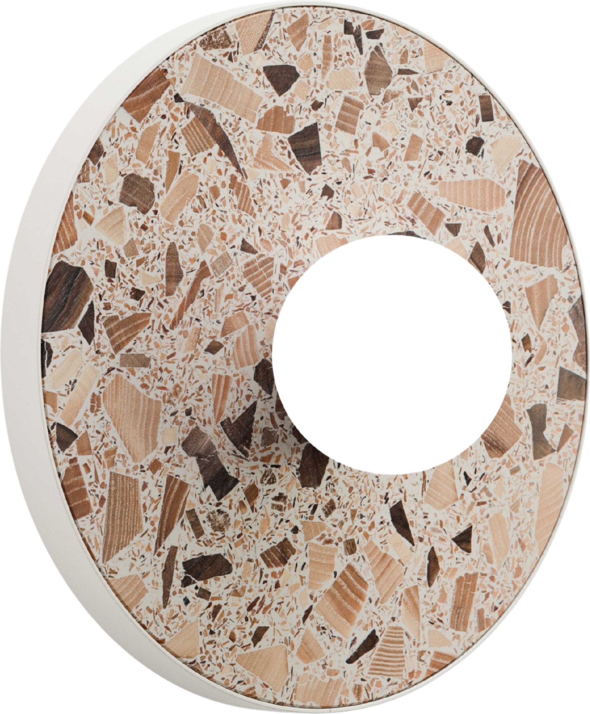 Kinkiet Legra okrągły kremowy