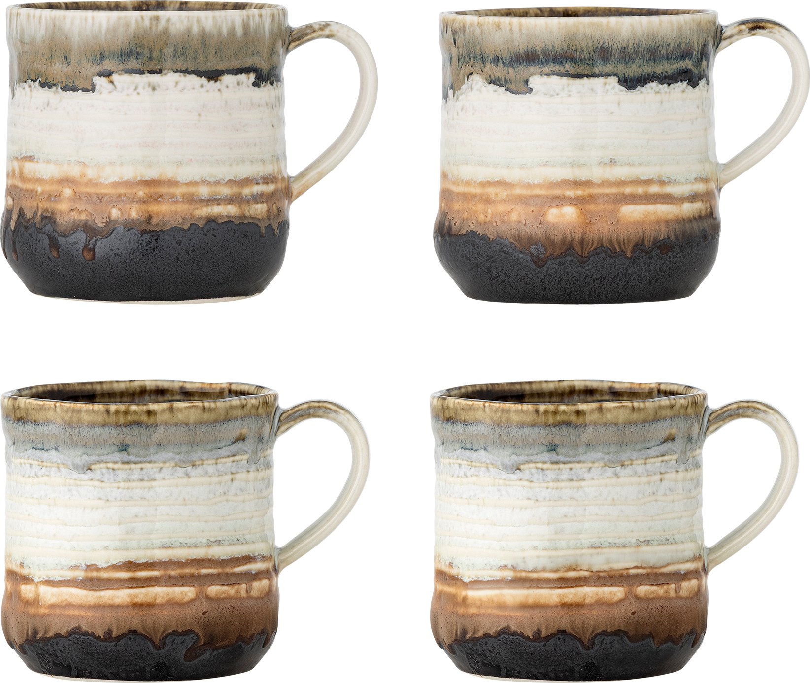 Kubki Deana 380 ml brązowe 2 szt.