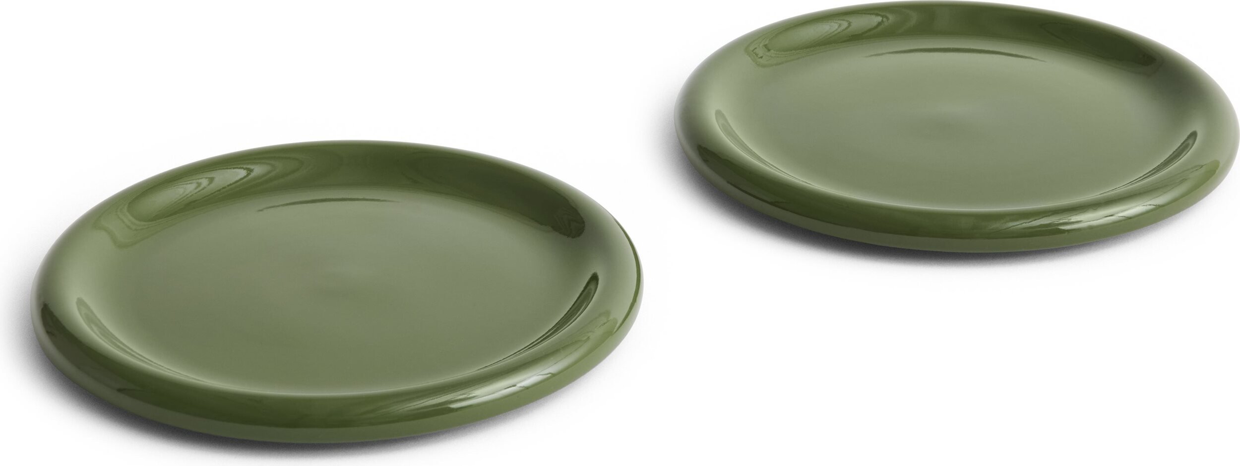 Talerz obiadowy Barro 24 cm zielony 2 szt.