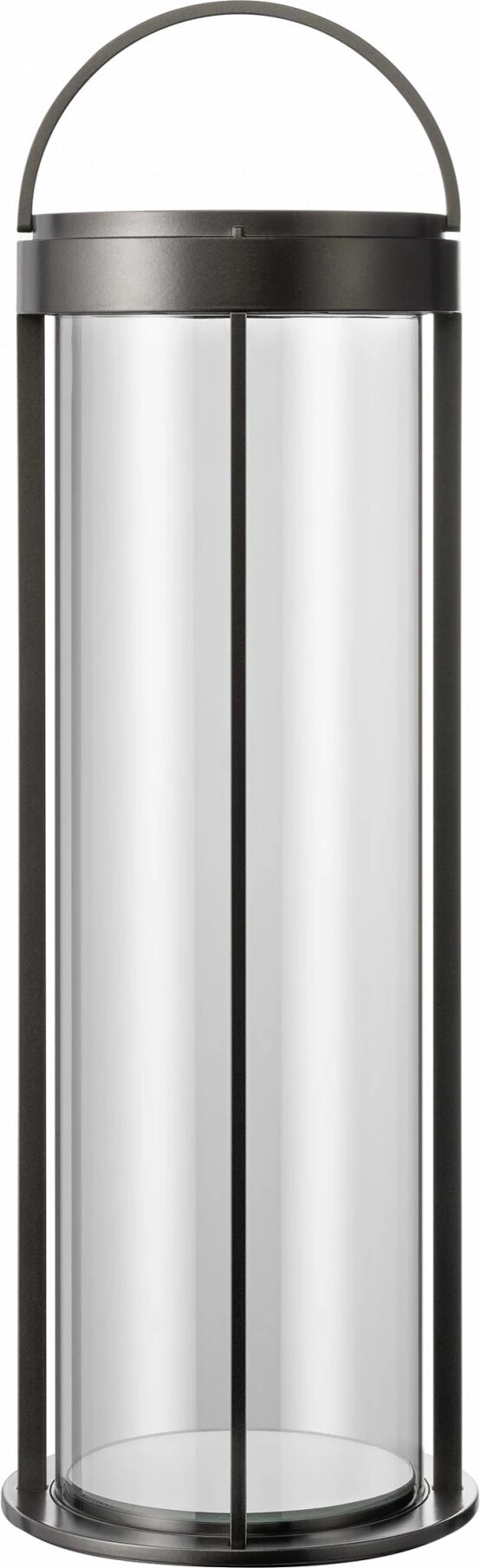 Lampion LED Mituro 45 cm ciemnoszary