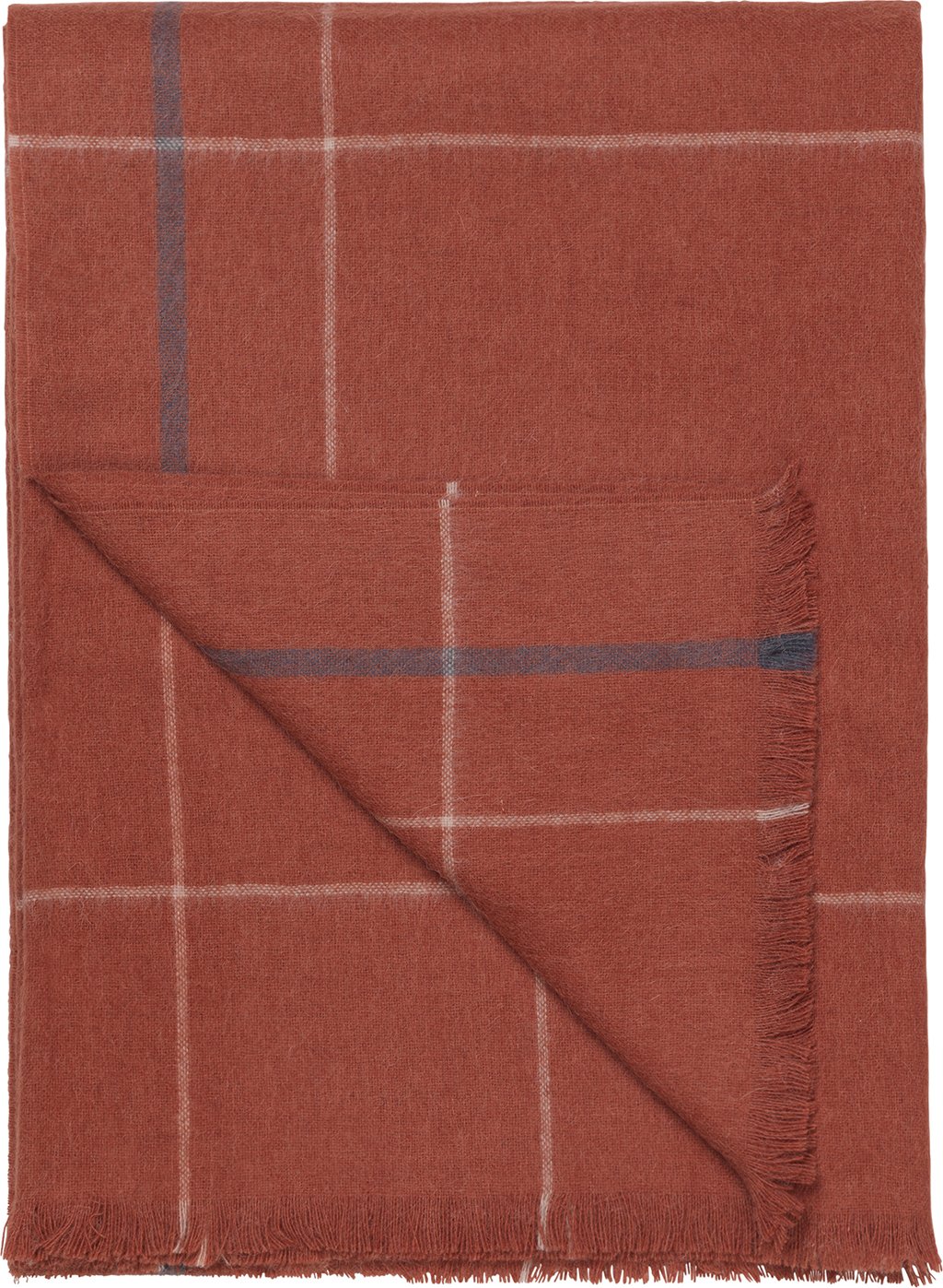 Koc Square 130 x 190 cm jasnoczerwony