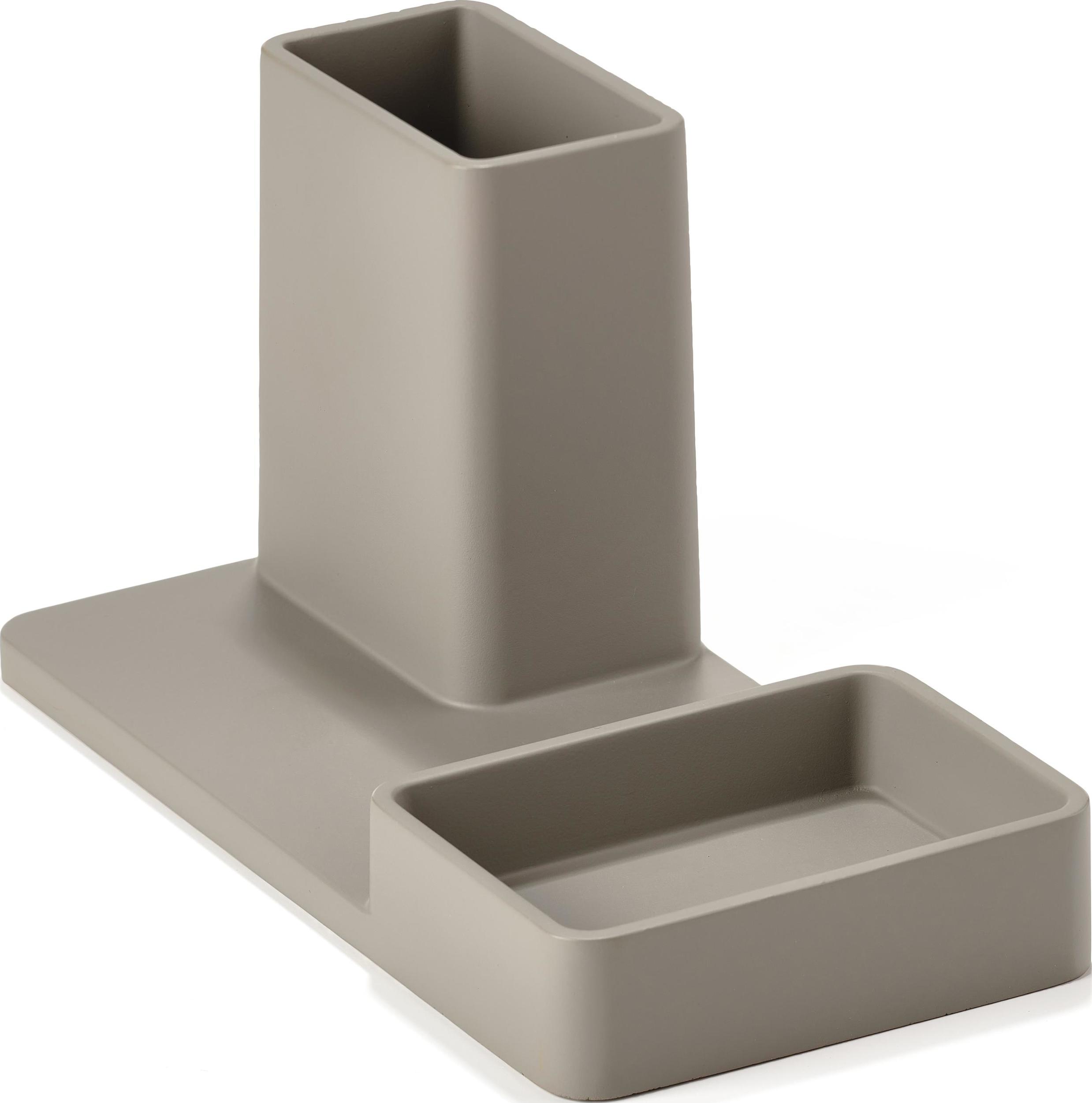 Organizer na biurko Cement szary