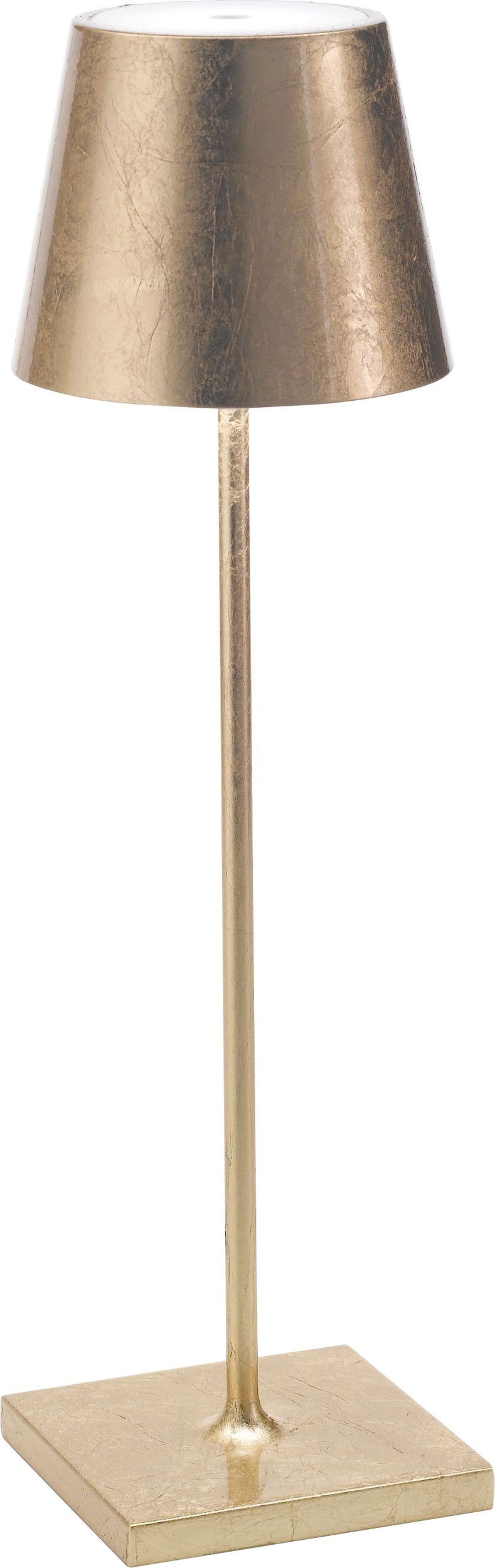 Lampa stołowa Poldina 38 cm złota