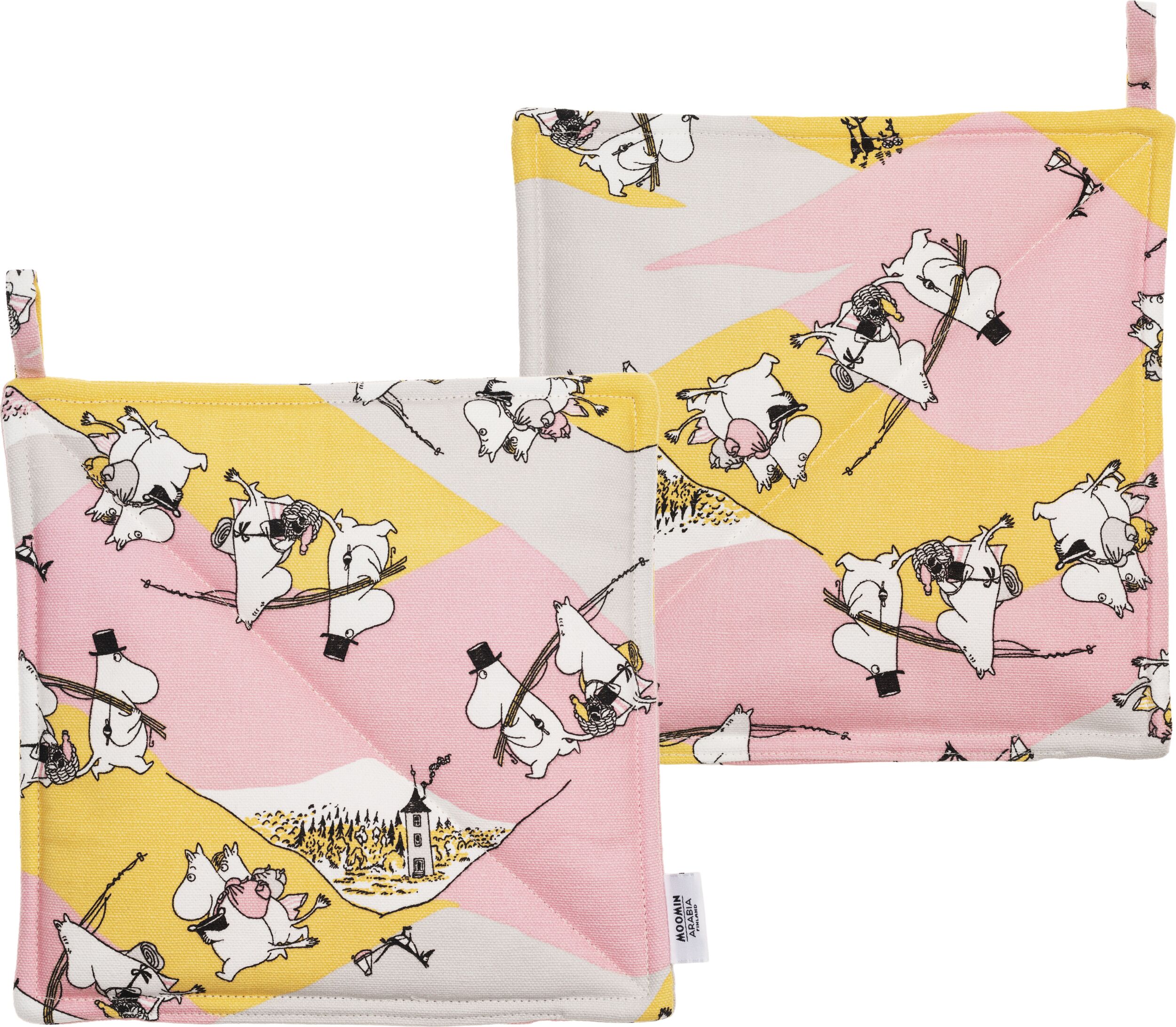 Łapki kuchenne Arabia Finland Muminki Family Time 2 szt.