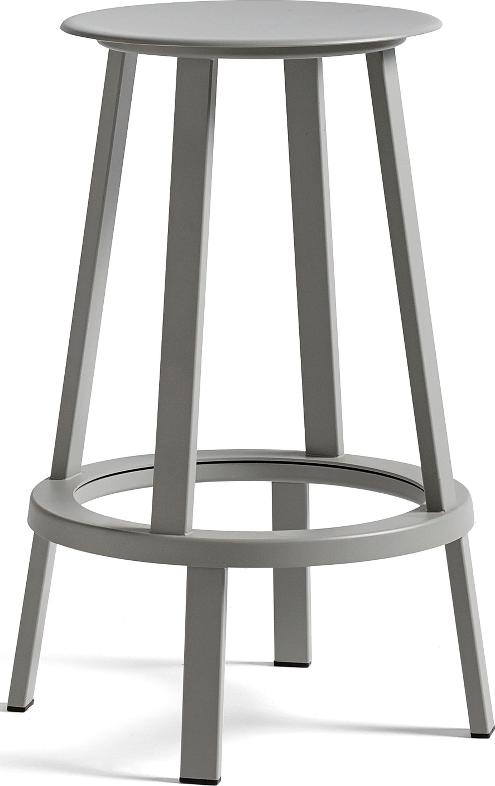 Stołek barowy Revolver 65 cm szary