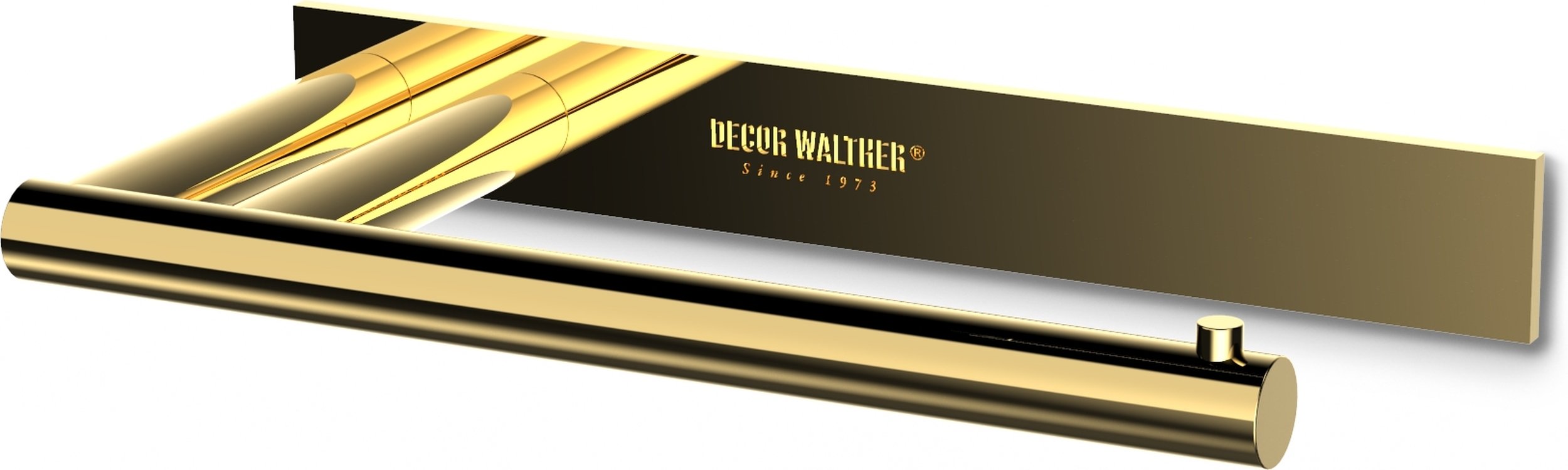 Uchwyt na papier toaletowy Mikado Frame złoty