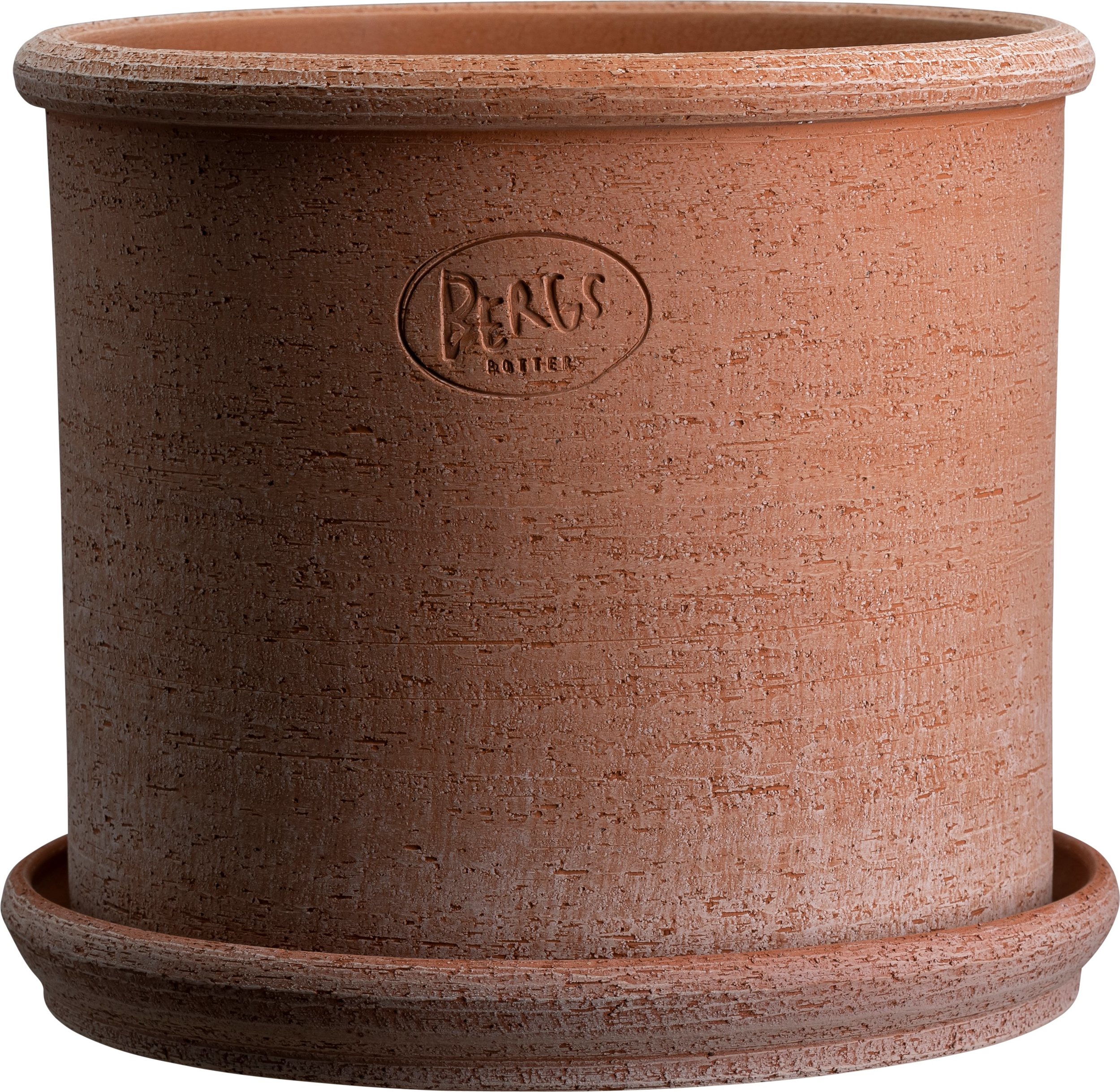 Doniczka Modena 35 cm różowa z podstawką