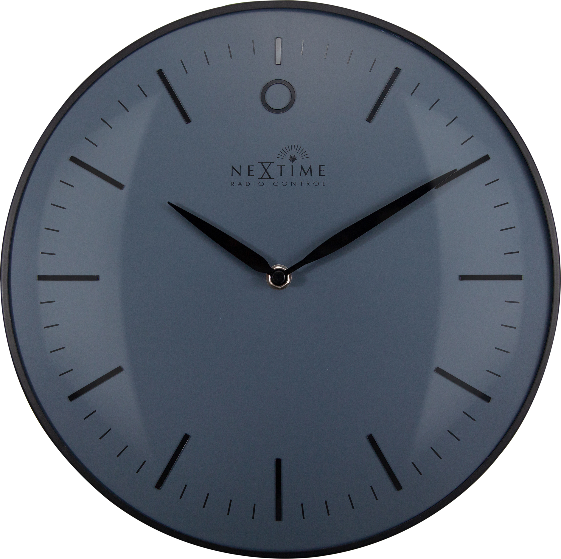 Zegar ścienny sterowany radiowo Glamour Small czarny