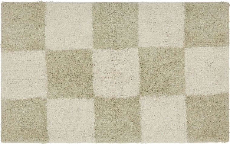 Dywan Chess 48 x 80 cm beżowy