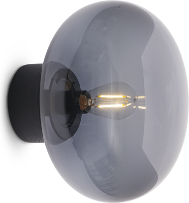 Kinkiet Karl-Johan szara czarny dąb