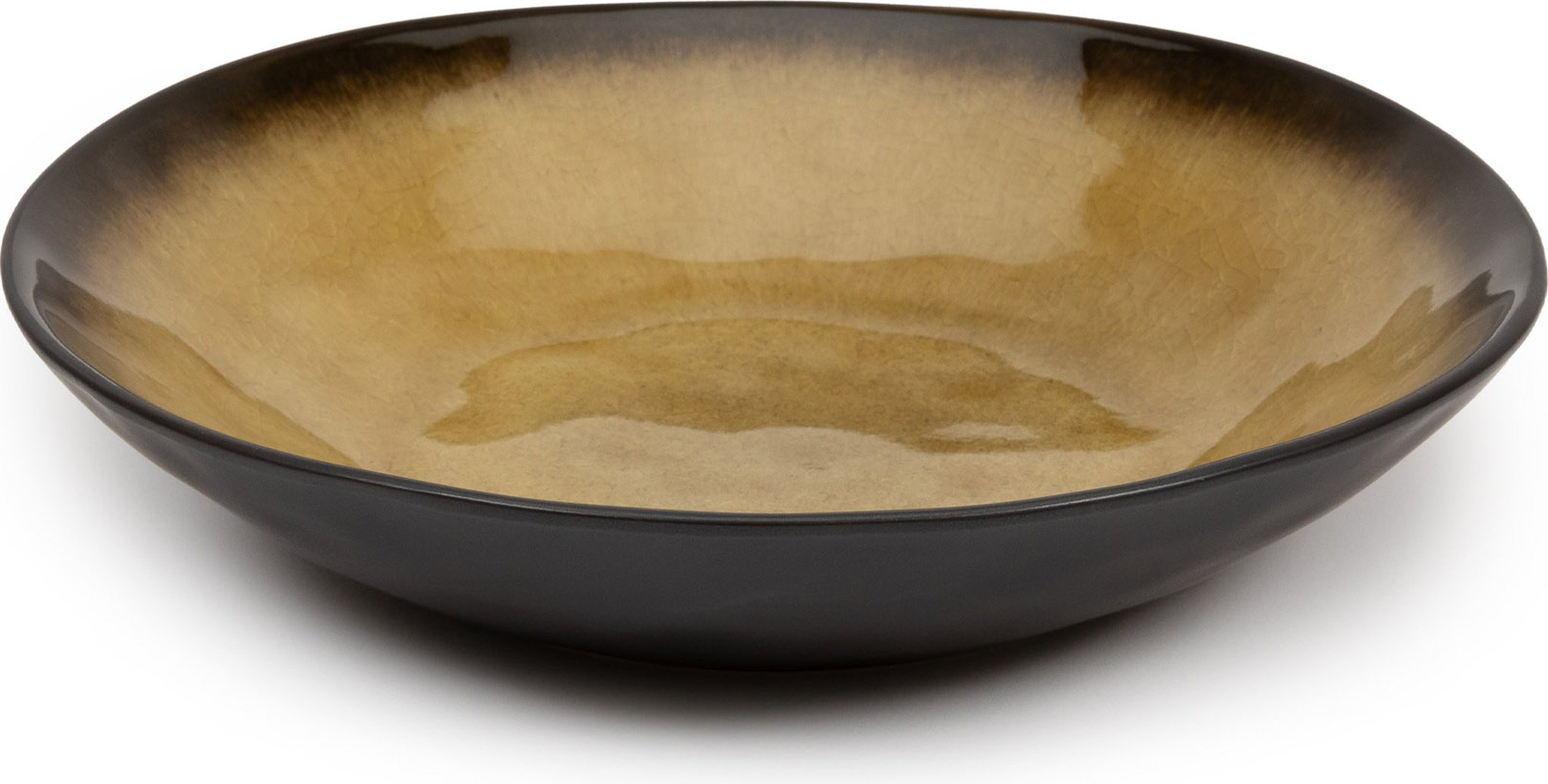 Misa na sałatkę Pure 23,5 cm brązowo-żółta