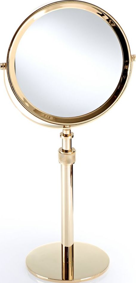 Lusterko kosmetyczne powiększające x5 Classic złote