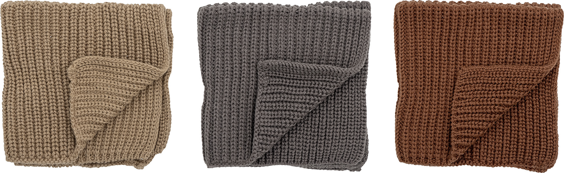 Ściereczki do naczyń Ninna 27 x 27 cm brązowe 3 szt.