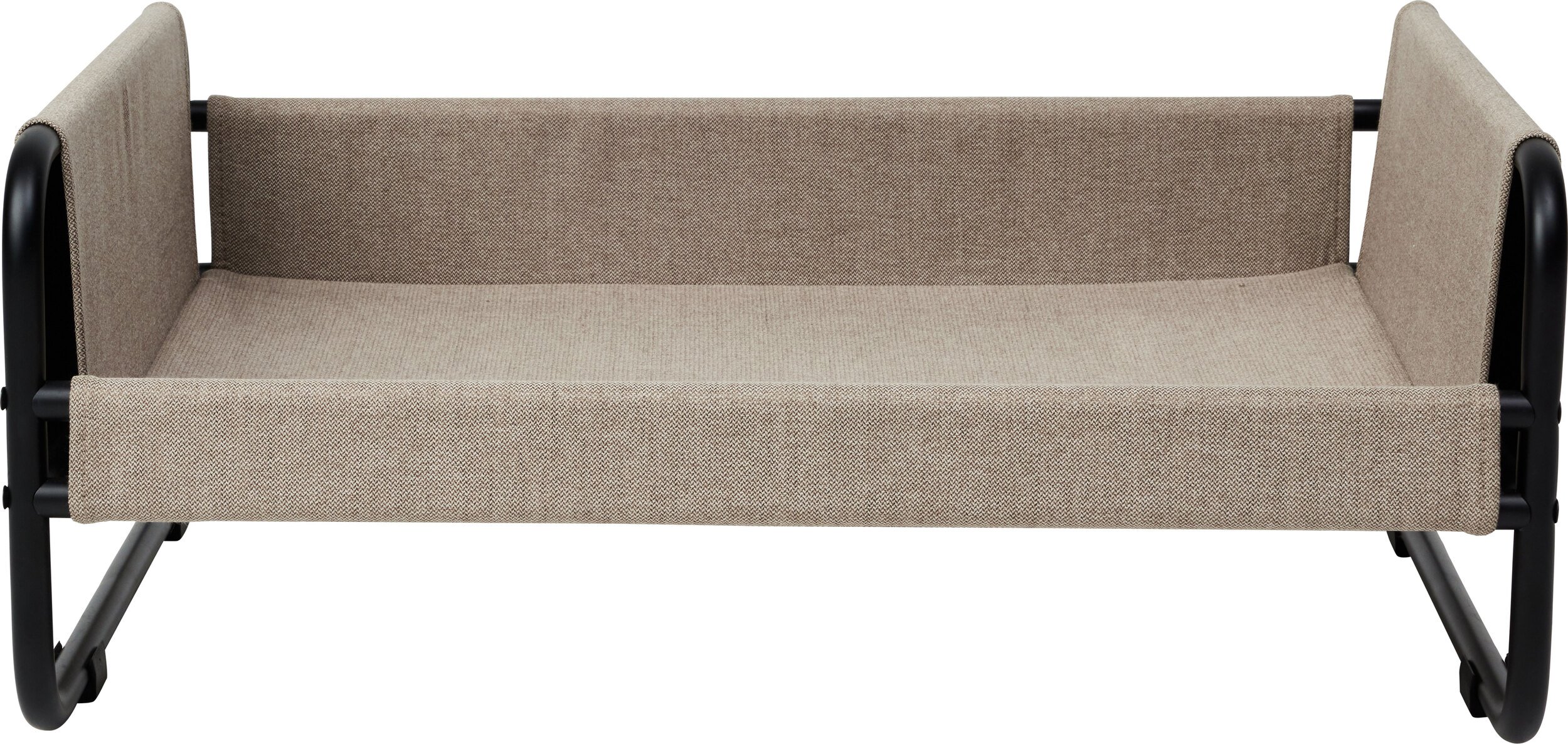 Legowisko dla psa Milo 72 cm beżowo-czarne