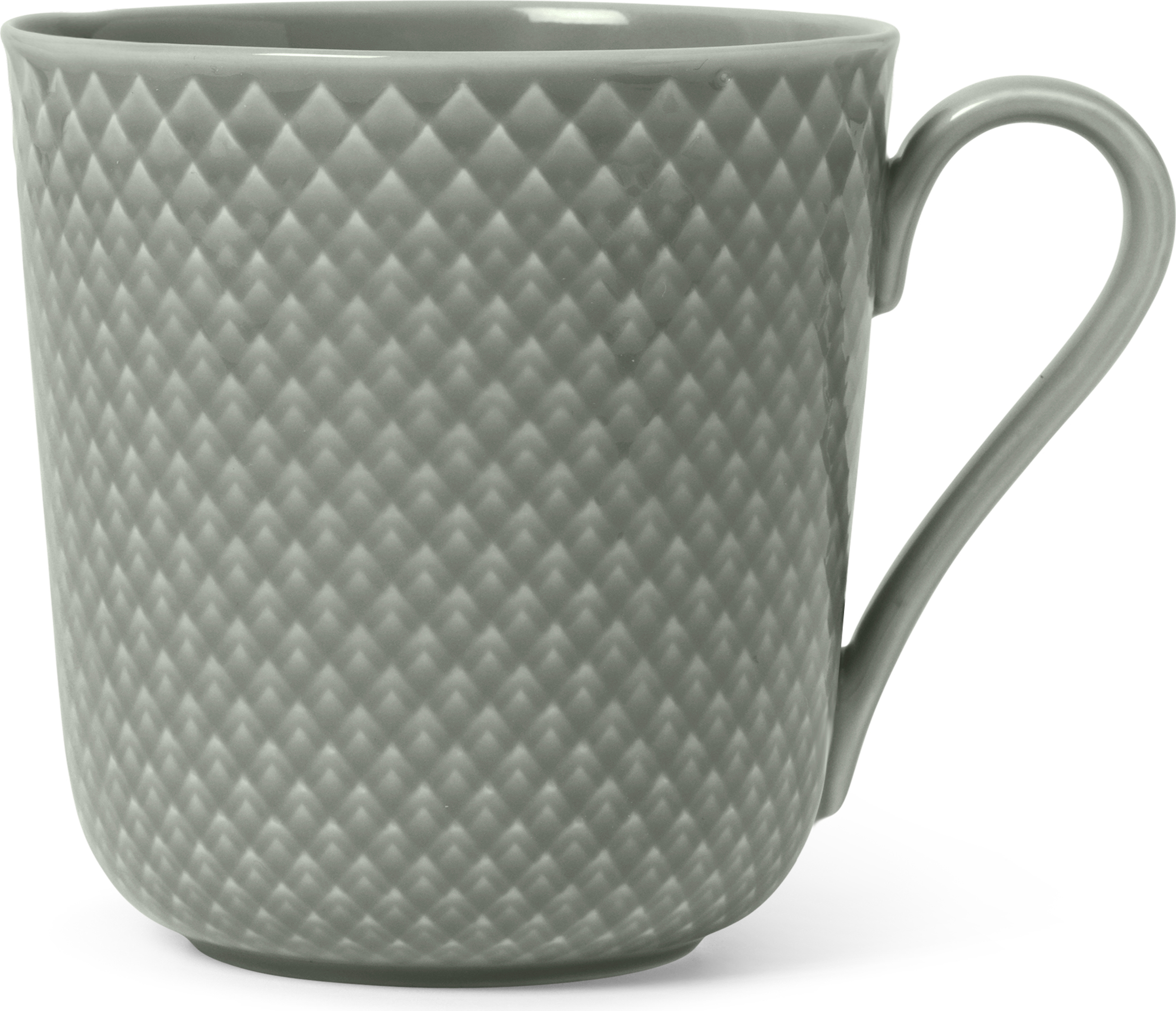 Kubek Rhombe Earth 390 ml szarozielony