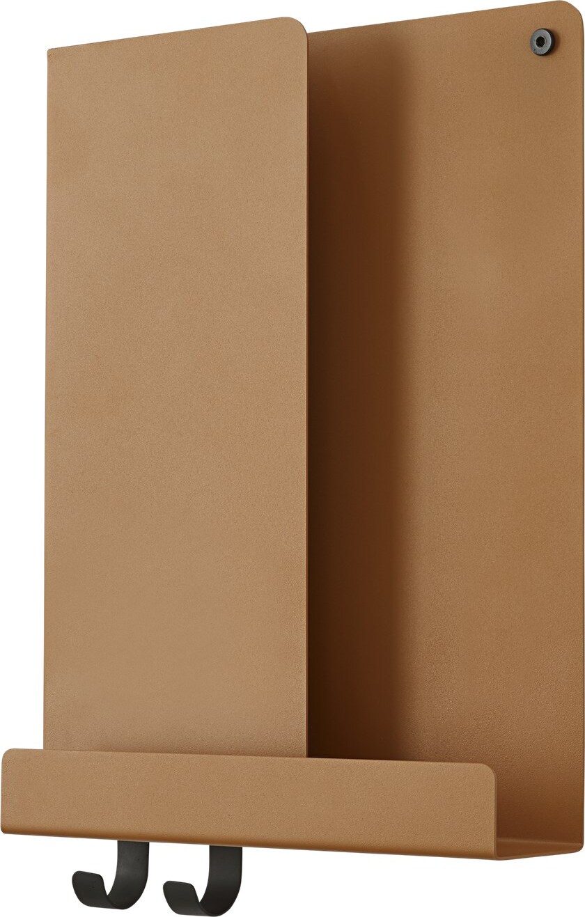 Półka ścienna Folded 29,5 x 40 cm pomarańczowa