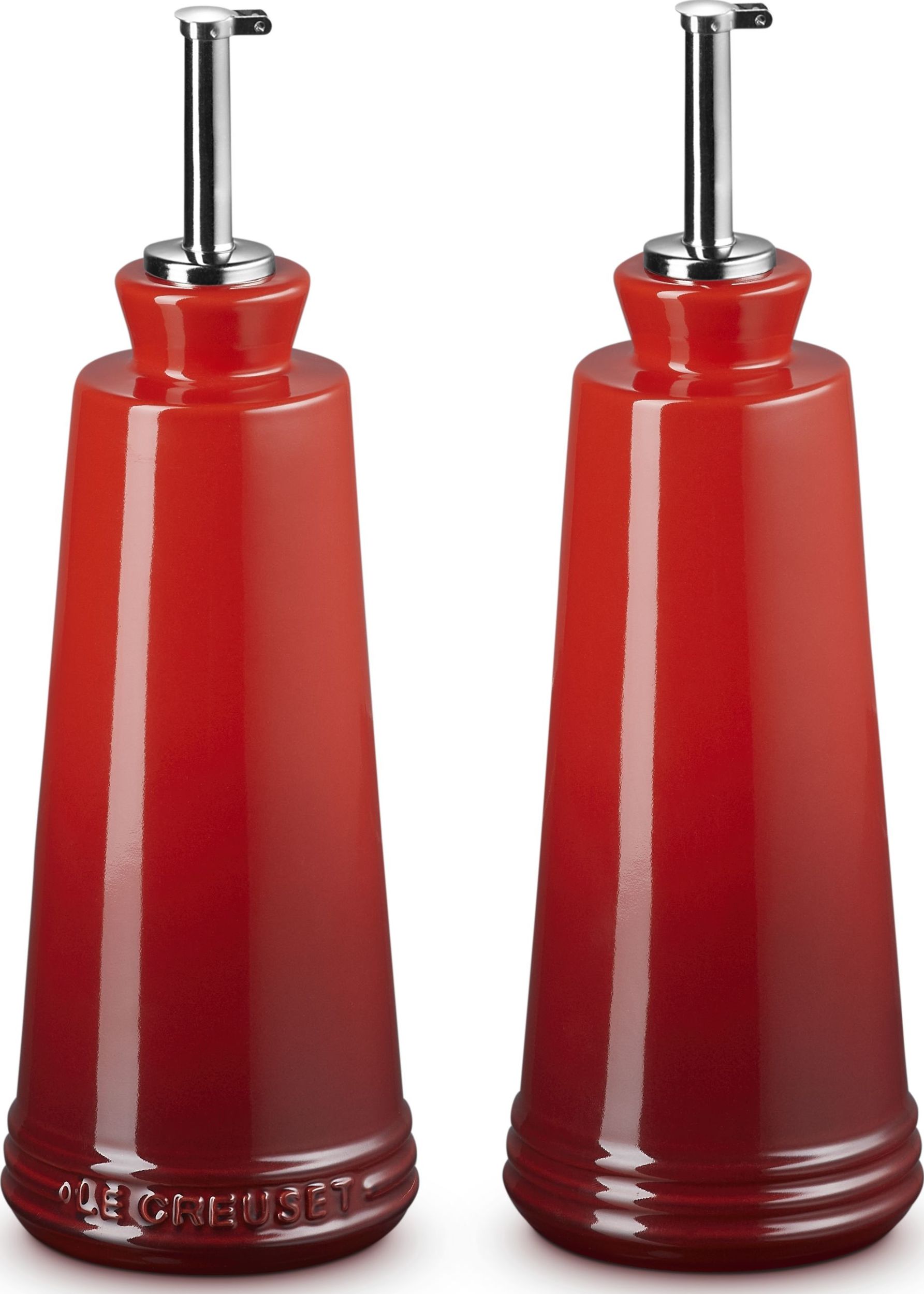 Zestaw dozowników do oliwy i octu Signature wiśniowy 2 szt.