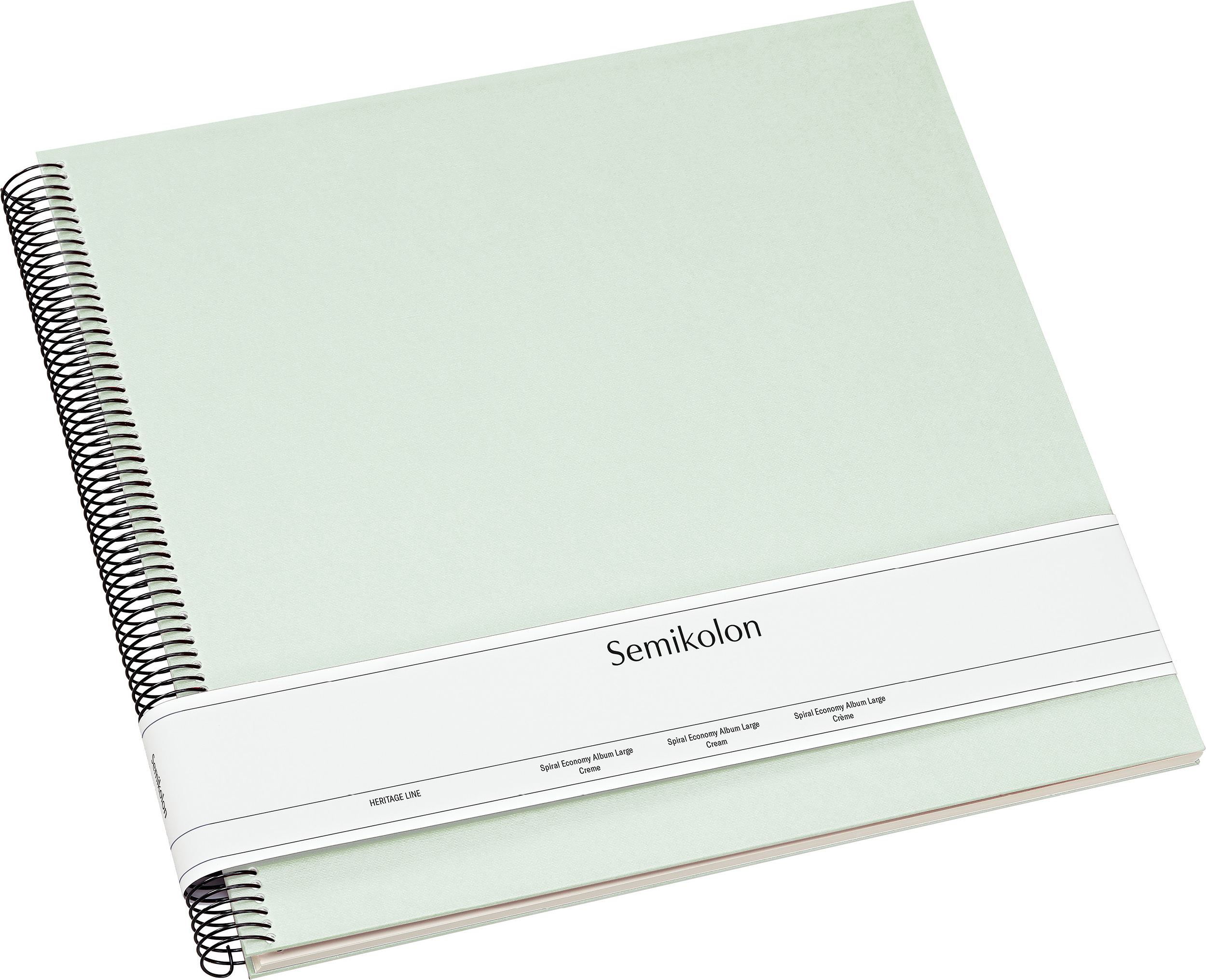 Album na zdjęcia Uni Economy duży miętowy z białymi kartami