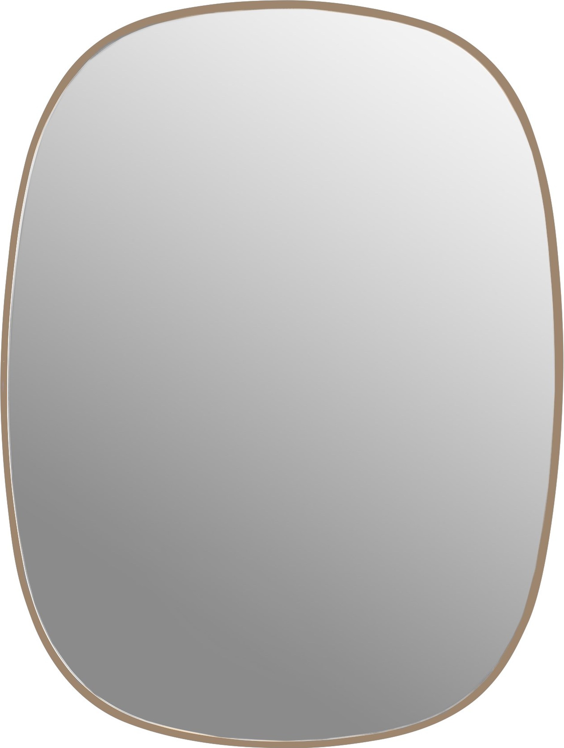 Lustro ścienne Framed S różowe