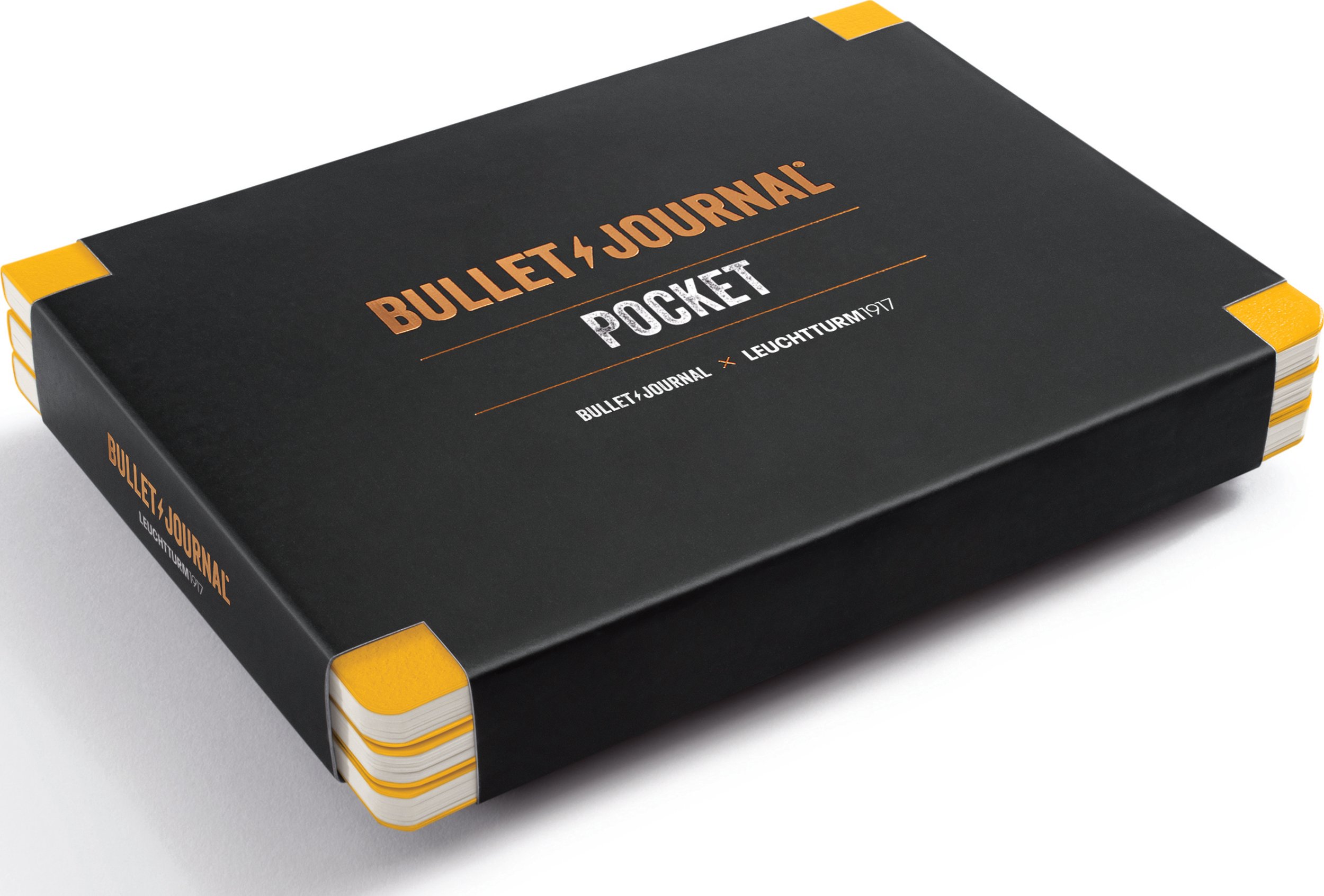 Notesy Bullet Journal żółte 3 szt.