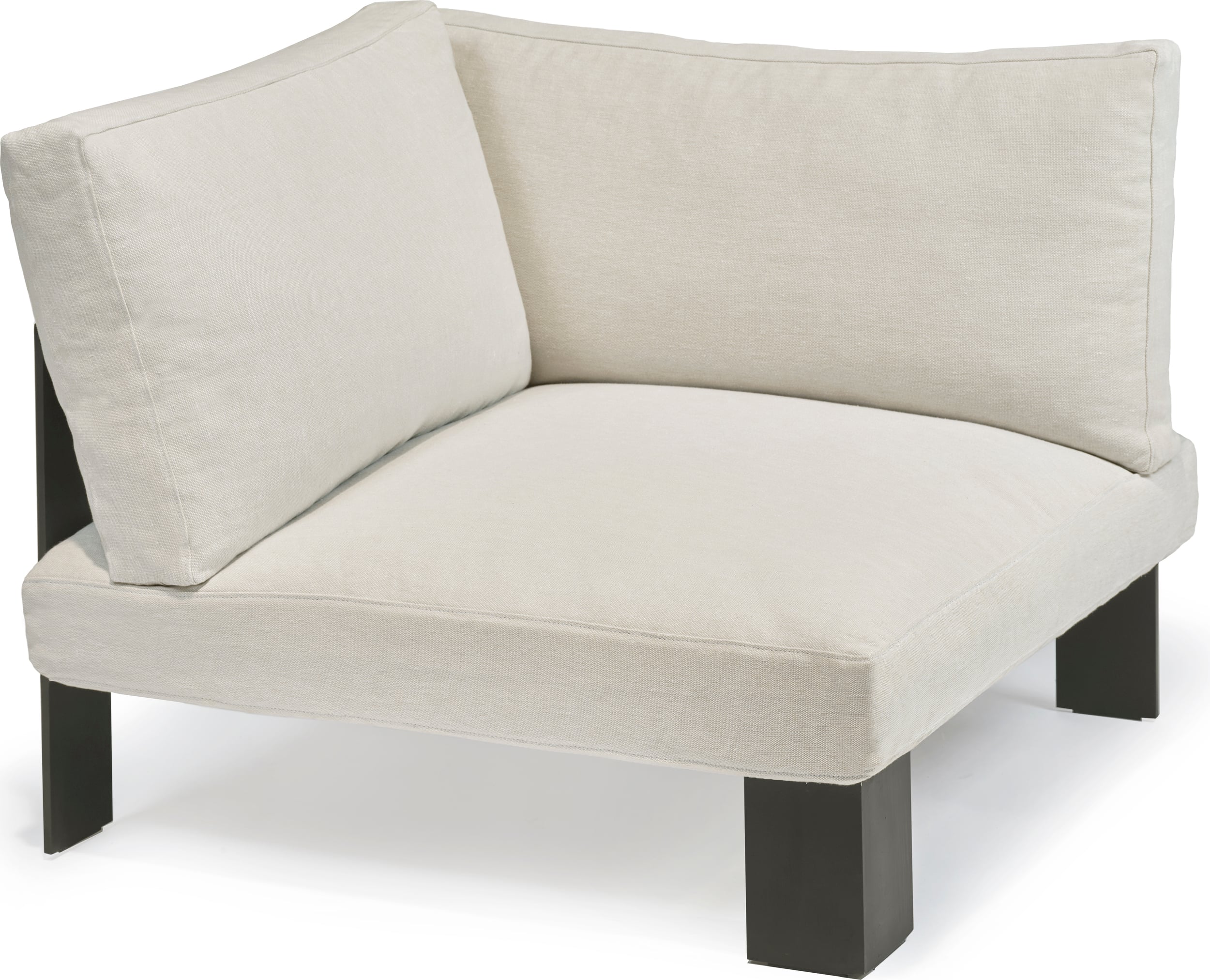 Narożnik sofy modułowej Serax 91 cm kość słoniowa