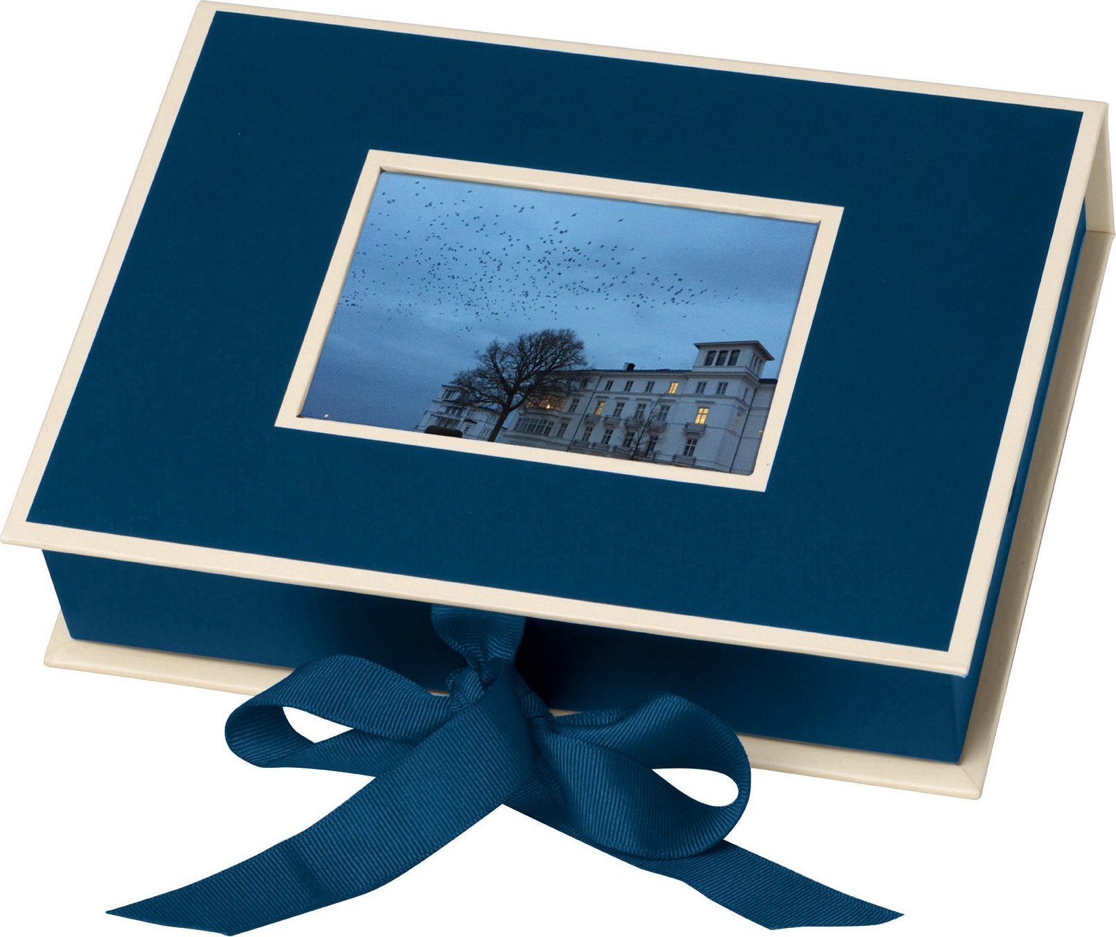 Pudełko na zdjęcia Die Kante granatowe