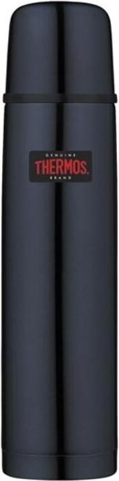 Termos z przyciskiem na nakrętce Mountain 750 ml czarny