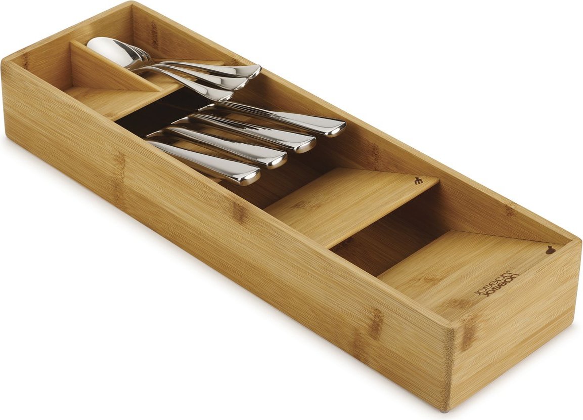 Organizer na sztućce do szuflad DrawerStore bambusowy