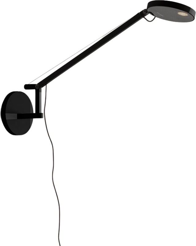 Lampa ścienna Demetra Micro LED 2700 K czarna