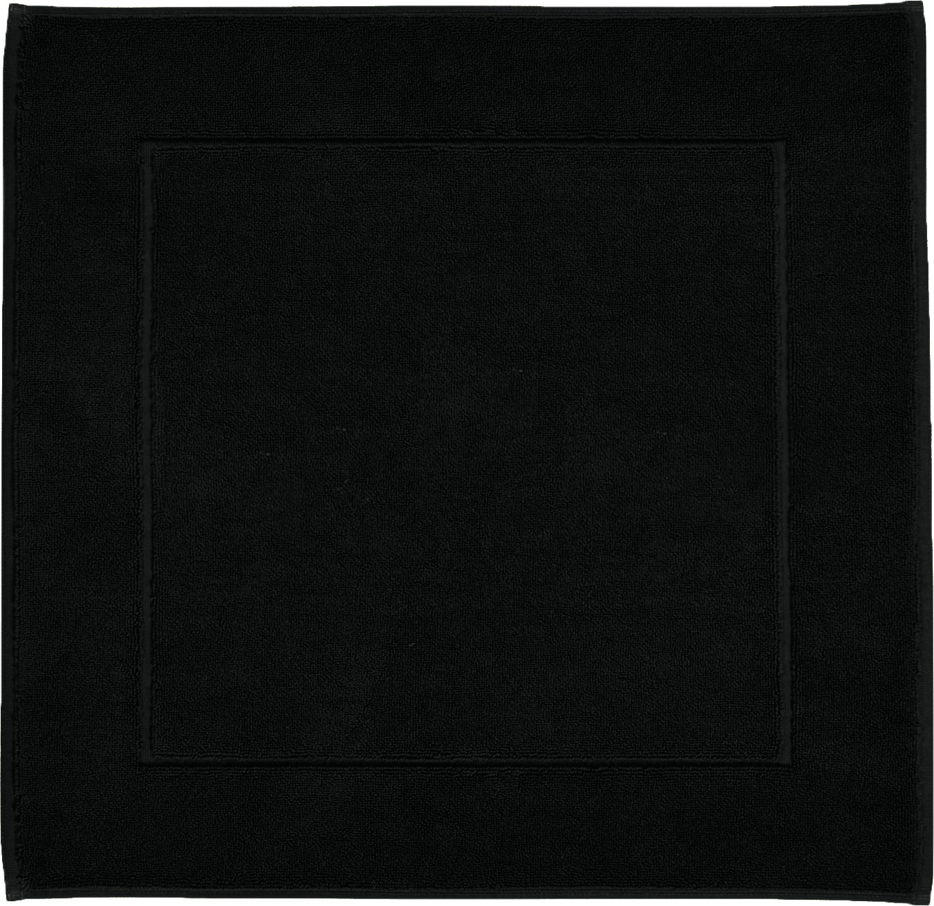 Dywanik łazienkowy London 60 x 60 cm czarny